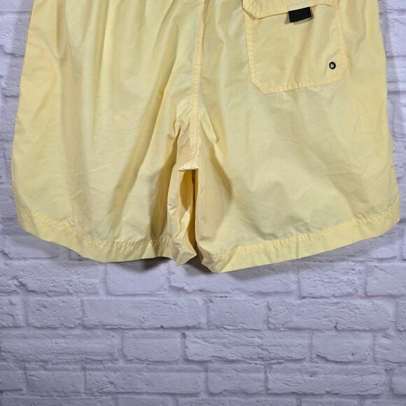 Ms Ralph Lauren Polo Sport Butter Yellow Swim Trunks Shorts Mens Size M L Preppy - Picture 7 of 10